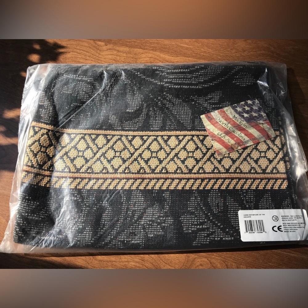 Standard Shams Jacquard Woven Manual Woodworkers And Weavers USA Lot of two NWT